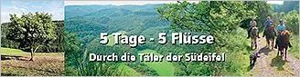 Routenpauschale "5 Tage 5 Flüsse"