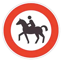 Schild Reitverbot