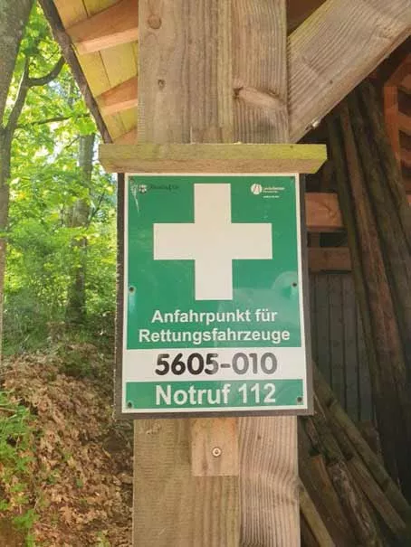 Schild Rettungspunkt