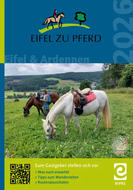 Titelseite der Eifel zu Pferd-Broschüre 2026