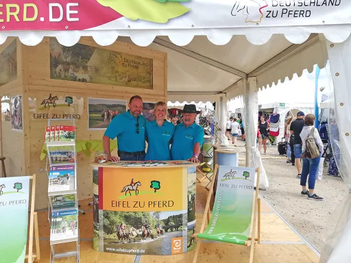 Messestand von Eifel zu Pferd mit Deutschland zu Pferd